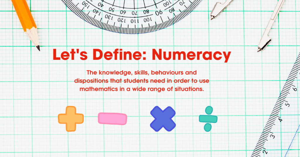 Let's define numeracy