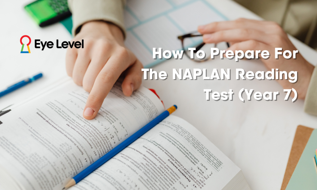Student reading, preparing for NAPLAN